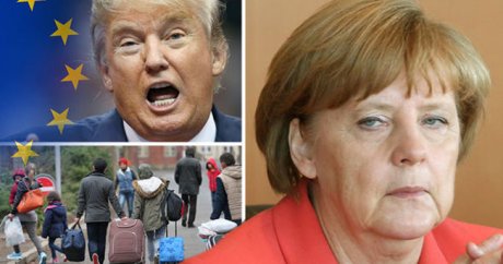Trump, Merkel’i yerden yere vurdu