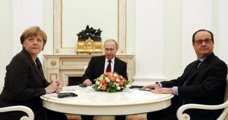 Putin, Merkel ve Hollande ile Ukrayna ve Suriye’yi görüştü