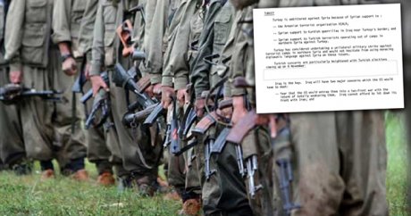 Suriye’nin PKK’ya desteği CIA belgelerinde