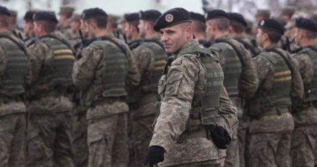 Kosova ordusunu kuruyor