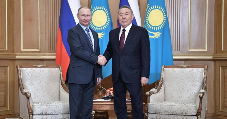 Putin ve Nazarbayev bir araya geldi