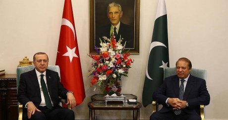 Erdoğan Pakistan Başbakanı Şerif’i kabul etti