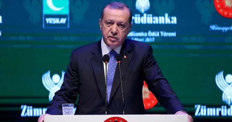Erdoğan: “Teröre yardımdan yargılanmaları gerekiyor”