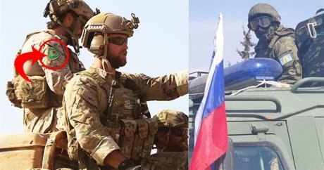 Rus askerleri de ABD askerleri gibi PYD arması taktı