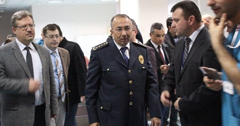 Erdoğan’ın, gerçekleştirdiği açılış töreninde görev yapan 65 polis hastaneye kaldırıldı