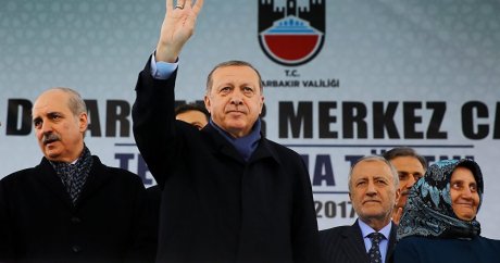 Erdoğan Diyarbakır’da: Elinde silah olmayan herkesle görüşmeye hazırız