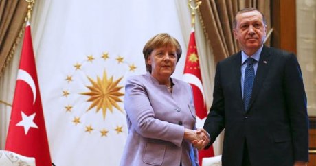 Türkiye Cumhurbaşkanı Erdoğan Merkel ile görüştü