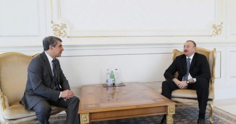 Eski Cumhurbaşkanı İlham Aliyev’in kabulünde