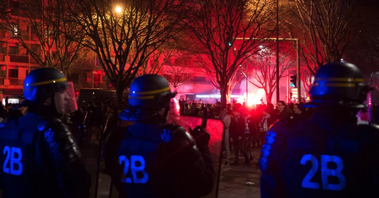 Paris’te protestolara polis müdahale etti