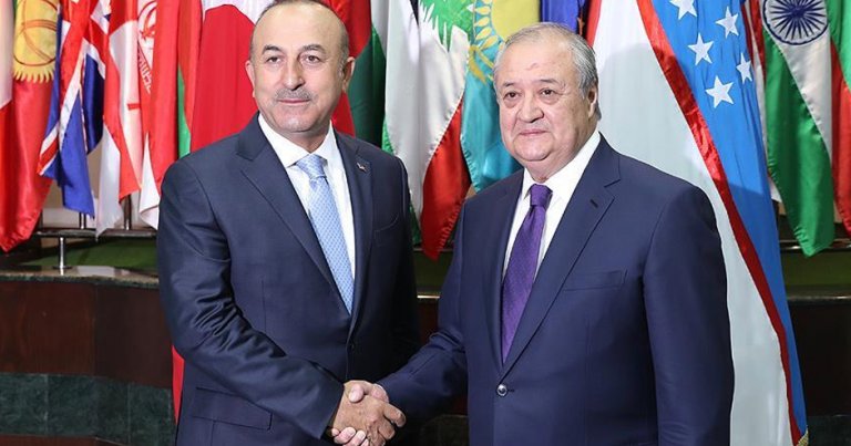 Çavuşoğlu resmi ziyaret için Özbekistan’da