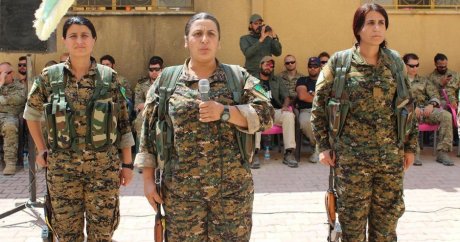 ABD’li askerler YPG’nin yemin törenine katıldı