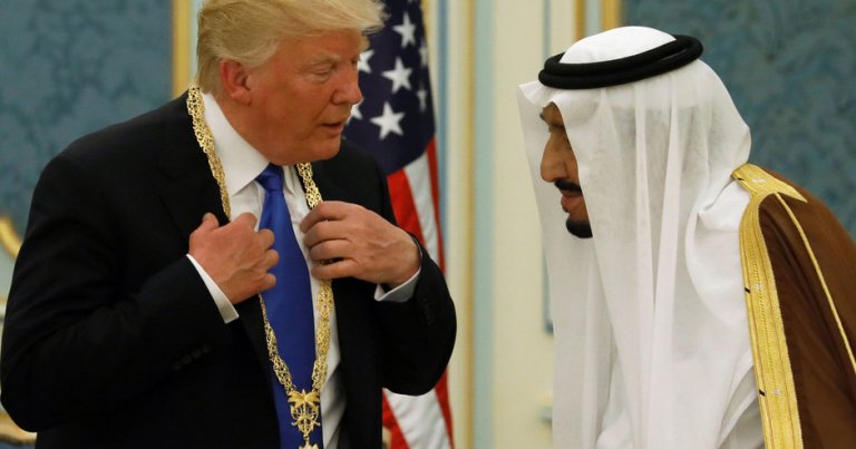 ABD ve Suudi Arabistan arasında 280 milyar dolarlık anlaşma
