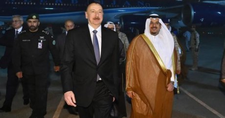 İlham Aliyev resmi ziyaret için Suudi Arabistan’a gitti – FOTOĞRAF