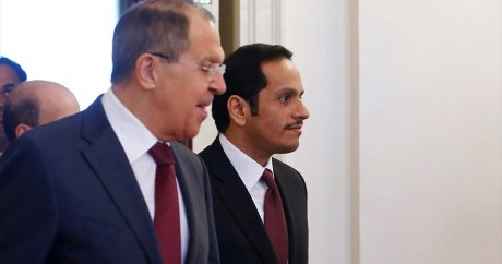 Lavrov Katarlı mevkidaşı ile bir araya geldi