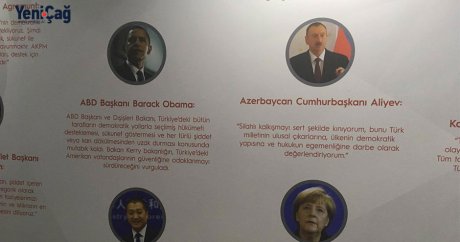 Aliyev’in Türkiye’ye desteği “15 Temmuz” sergisinde- FOTOĞRAFLAR