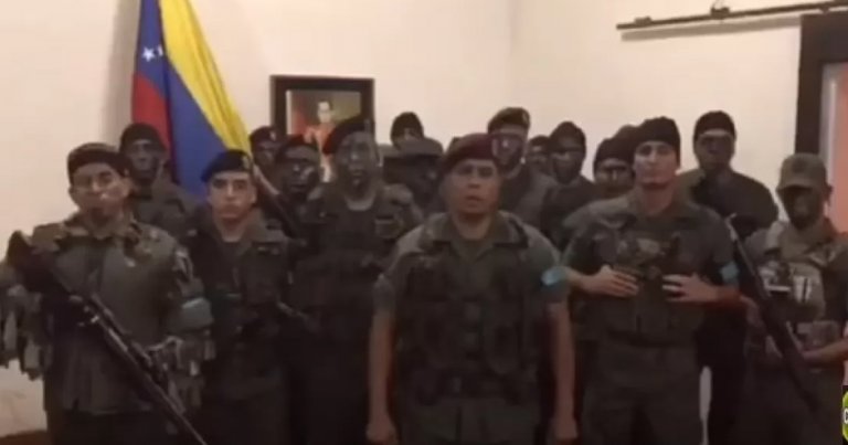 Venezuela’da darbe girişiminde bulunan askerler tutklandı – VİDEO