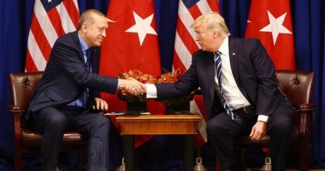 Erdoğan,Trump ile bir araya geldi