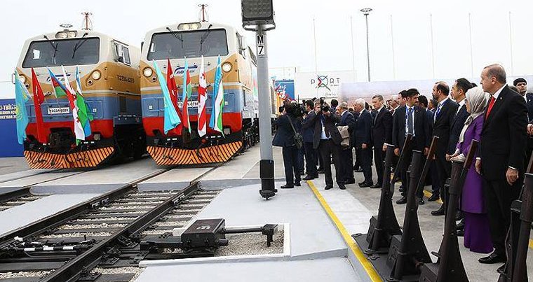 Bakü-Tiflis-Kars Demiryolu hattının açılış töreni – FOTOĞRAFLAR