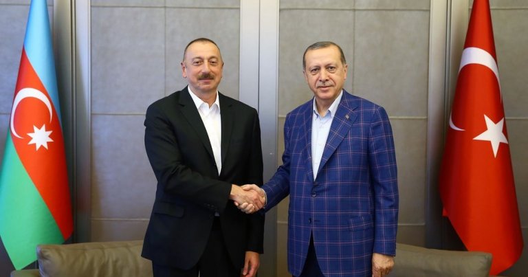 İlham Aliyev, Erdoğan’la görüştü