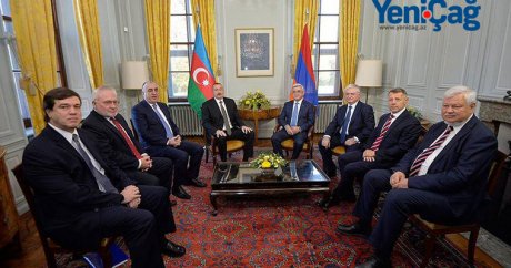 İlham Aliyev, Sarkisyan’la bir araya geldi