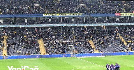 Fenerbahçe’den muhteşem “Karabağ” pankartı