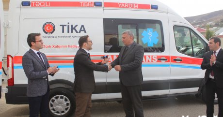 Azerbaycan’da acil tibbi yardım altyapısına TİKA desteyi