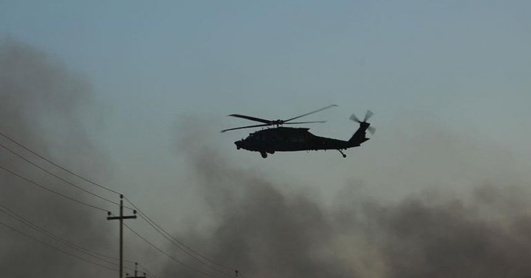 Irak’ta askeri helikopter düştü: 7 ölü