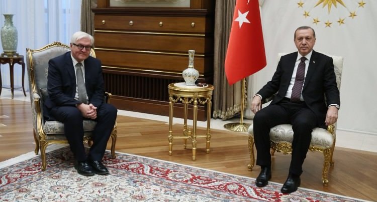 Erdoğan Alman mevkidaşıyla görüştü