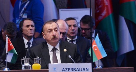 İlham Aliyev: Her zaman Filistin halkının yanındayız