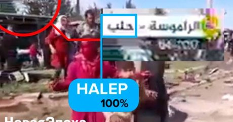 Teröristlerin yalanı ortaya çıktı: Görüntülerdeki Afrin değil, Halep’miş! (ÖZEL)