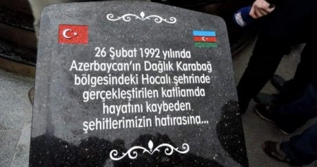 İstanbul’da Azerbaycan Dostluk Parkı ve Hocalı Katliamı Anıtı açıldı