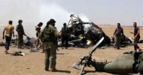 Askeri helikopter düştü: 1 ölü, 2 yaralı