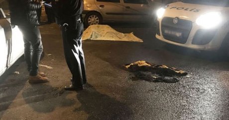Genç kadın, sokak ortasında yanarak öldü