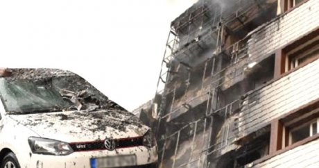 Otelde yangın: Ölümden kurtulmak için pencereden atladılar