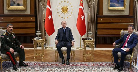 Erdoğan, Zakir Hasanov’u kabul etti