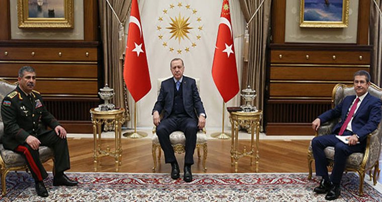 Erdoğan, Zakir Hasanov’u kabul etti