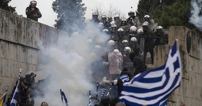 Yunanistan’da olaylı ‘Makedonya’ gösterisi