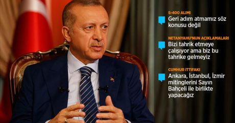 Cumhurbaşkanı Erdoğan: Bu milletin kırmızı çizgisi ezandır, bayraktır, vatandır