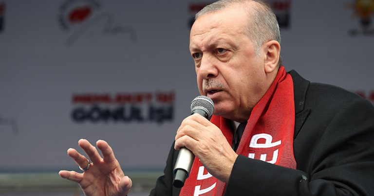 Cumhurbaşkanı Erdoğan: Sen kimin arazisini kime veriyorsun?