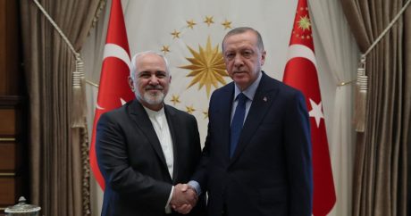 Cumhurbaşkanı Erdoğan İran Dışişleri Bakanı Cevad Zarif`i kabul etti