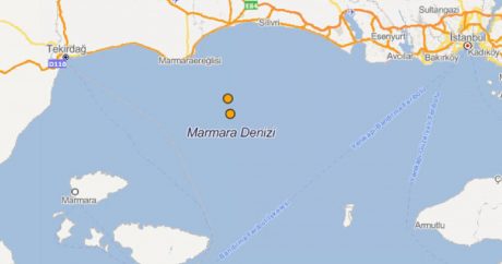 Marmara Denizi`nde iki deprem meydana geldi