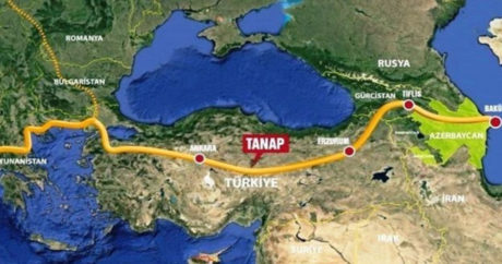 Azeri gazını taşıyan TANAP’tan bir yılda Türkiye’ye gelen gaz miktarı 1,8 milyar metreküpe ulaştı