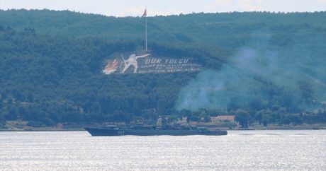 Rus askeri gemisi Çanakkale Boğazı’ndan geçti
