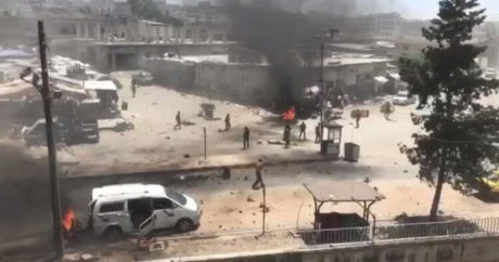 Afrin`de bomba yüklü araç sivillerin olduğu alanda patlatıldı: 6 ölü, 23 yaralı