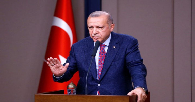Cumhurbaşkanı Erdoğan:  “Hiçbir yaptırım tehdidi Türkiye’yi haklı davasından vazgeçiremez”