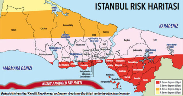 İstanbul`da 3,9 büyüklüğünde deprem meydana geldi