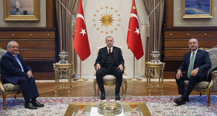 Özbekistan Dışişleri Bakanı Kamilov, Türkiye Cumhurbaşkanı Erdoğan ile görüştü