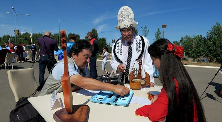 Kazakistan’da Halk Masa Oyunları Festivali düzenlendi