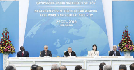 “Nazarbayev Nükleer Silahsızlanma ve Küresel Güvenlik Ödülü” sahiplerini buldu