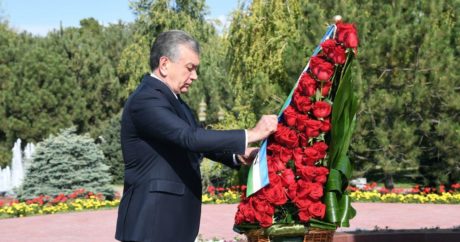 Özbekistan Cumhurbaşkanı Mirziyoyev, İslam Kerimov`u andı